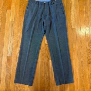Banana Republic Mens 36x34 Tailored Slim Fit Dress Career Pants Gray Blue